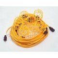 Construction Electrical Products CEP 95135, 50' 12/3 STW String Light, Plastic Guards, 5 sockets 95135